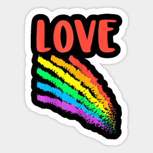 Womens LGBT Love  Cute Sticker